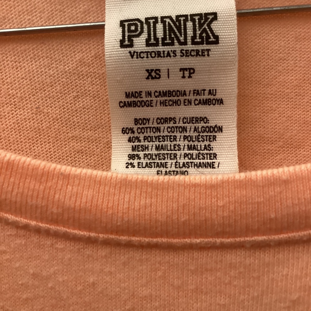 Long sleeve Victoria Secret PINK T Shirt - Picture 2 of 4